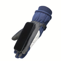 Ski Gloves - Men's Thick-Lined - Touchscreen