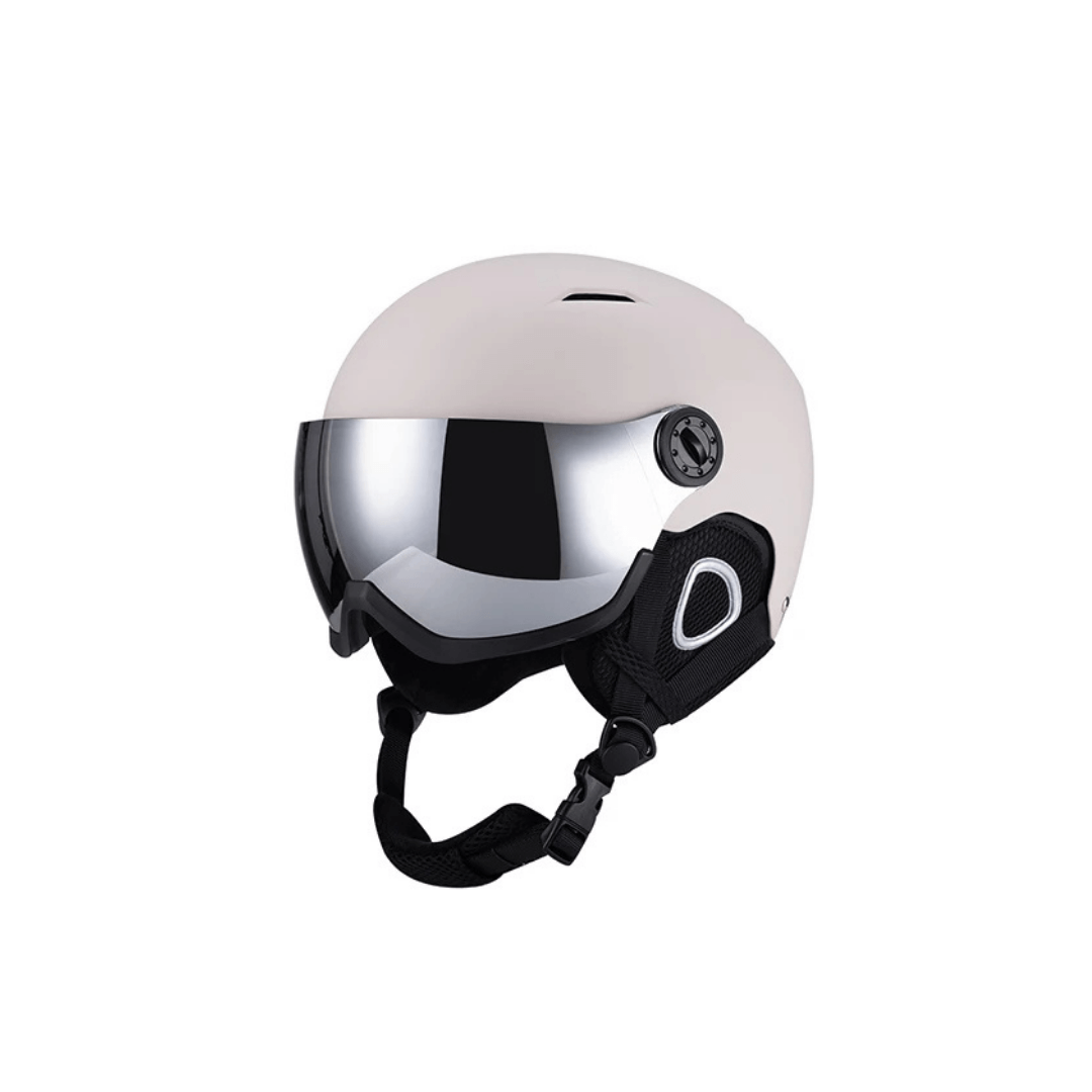 Ski Helmet with Visor - Anti-Fog Shield & ABS Shell - Adjustable Fit
