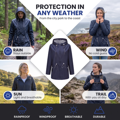raincoat womens with hood - view 4