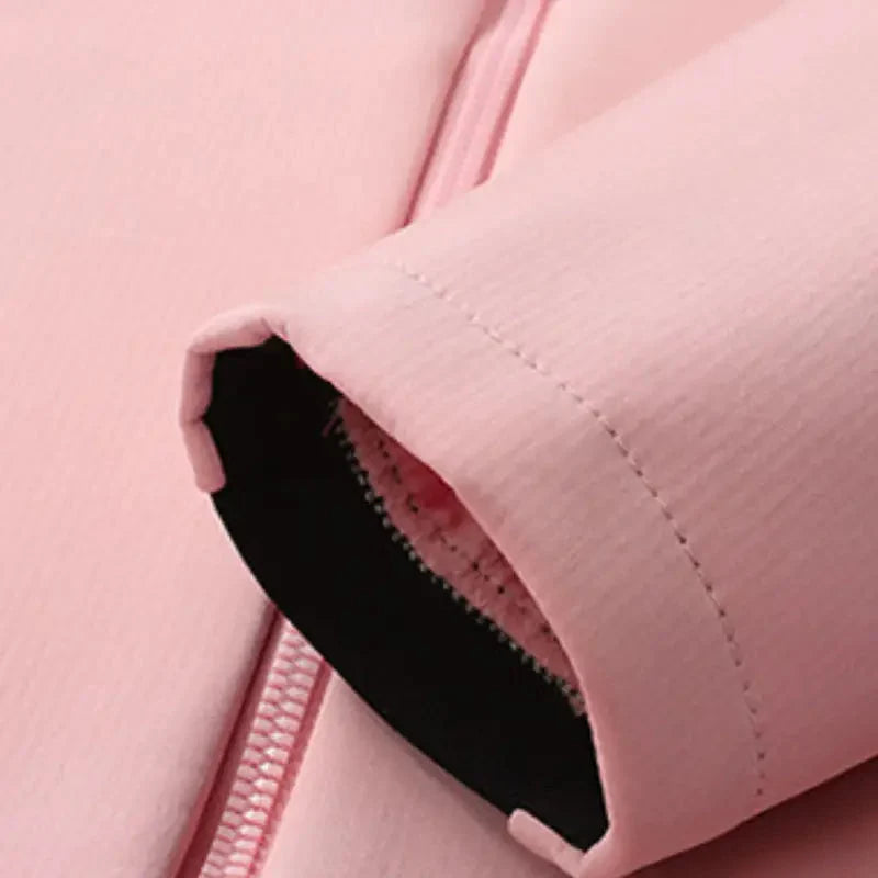 Women's Softshell Jacket - Water-Resistant & Hooded - Fleece Lined