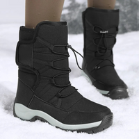 Women's Winter Boots - Waterproof & Warm Lined - Unisex Slip-On
