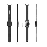 Ultrasonic Mosquito Repellent Bracelet – Waterproof Protection – USB Rechargeable