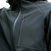 Softshell Jacket - Windproof & Water-Resistant - Hooded Design