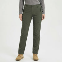 Women's Fleece-Lined Outdoor Pants - Slim Fit - Water-Repellent