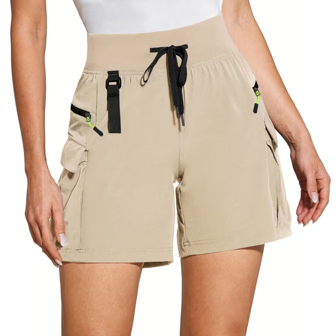 Women’s Outdoor Cargo Shorts – Multiple Pockets – Casual Utility Shorts