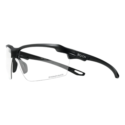 Photochromic Sports Sunglasses – UV400 Protection – Lightweight Half-Frame