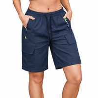Women’s Summer Cargo Shorts with Zip Pockets
