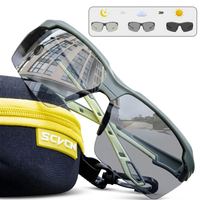 Photochromic Sports Sunglasses – UV400 Protection – Lightweight Half-Frame