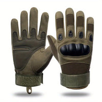 Tactical Gloves - Hard Knuckle Hunting Gloves - Non-Slip Textured Palm