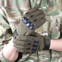 Tactical Gloves - Hard Knuckle Hunting Gloves - Non-Slip Textured Palm