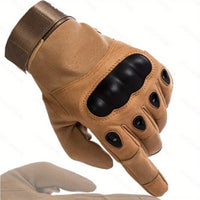 Tactical Gloves - Hard Knuckle Hunting Gloves - Non-Slip Textured Palm