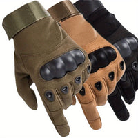 Tactical Gloves - Hard Knuckle Hunting Gloves - Non-Slip Textured Palm