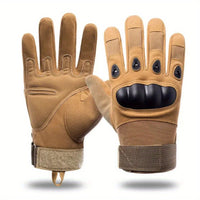 Tactical Gloves - Hard Knuckle Hunting Gloves - Non-Slip Textured Palm