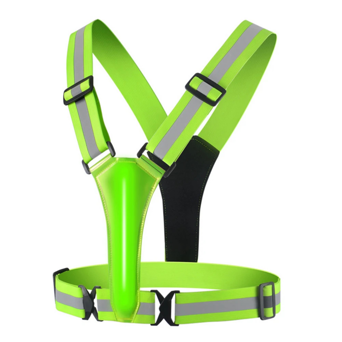 Running Safety Vest - LED Light Up & USB Rechargeable - Reflective for Night Runs & Rides