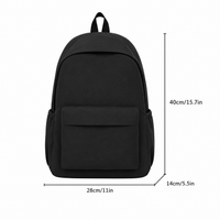 Girls School Backpack - Lightweight Nylon - Pastel Colors