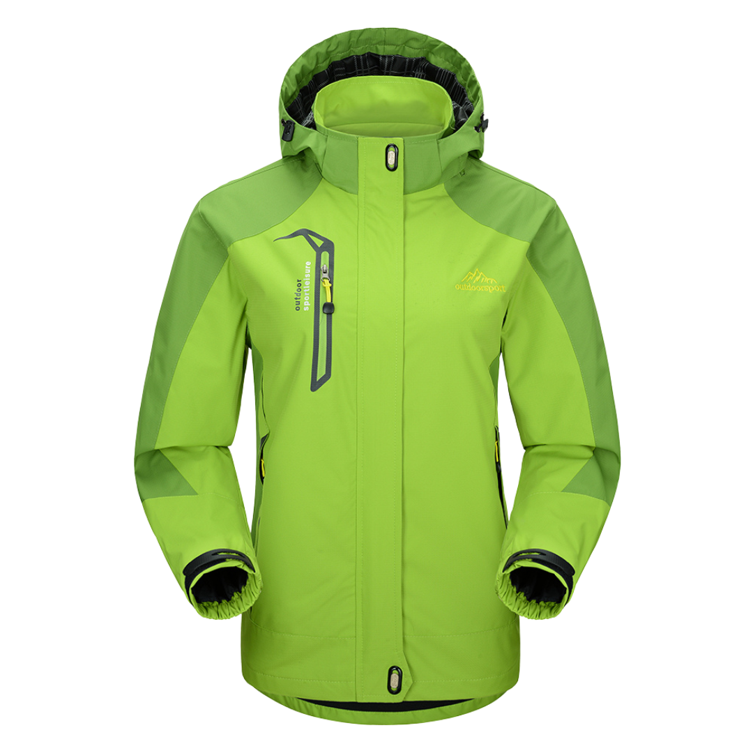 Women's Softshell Jacket & Pants Set - Windproof & Water-Repellent - Hooded