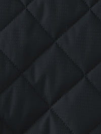 Men's Quilted Jacket - Warm Fleece Lined - Stand Collar
