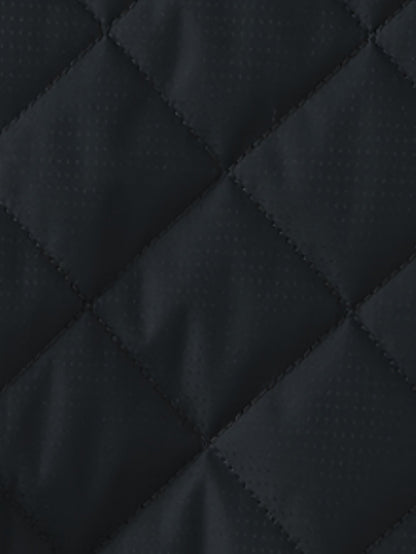 Men's Quilted Jacket - Warm Fleece Lined - Stand Collar