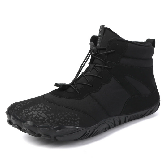 Winter Barefoot Boots - Quilt Lined - Waterproof & Non-Slip Sole