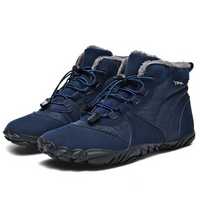 Waterproof Winter Barefoot Shoes - Fleece Lined High-Top - Non-Slip