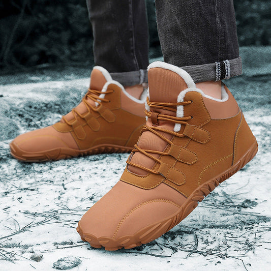 Waterproof Winter Barefoot Shoes - Warm Fleece Lining - Wide Toe Box