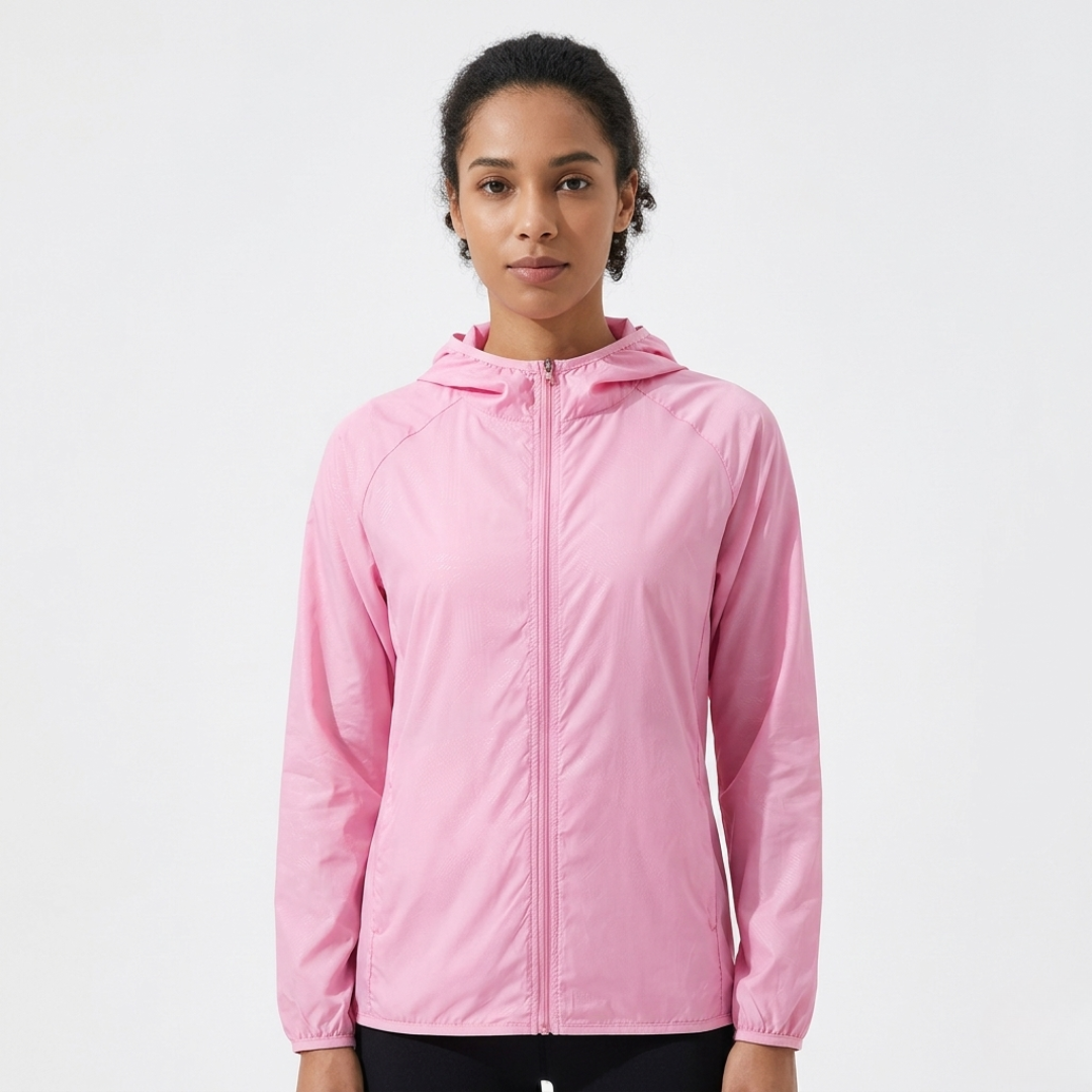 Packable Rain Jacket - Lightweight Hooded Cycling Jacket