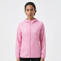 Packable Rain Jacket - Lightweight Hooded Cycling Jacket