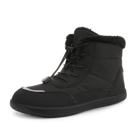 Winter Barefoot Shoes - Fleece Lined High-Top - Waterproof & Non-Slip