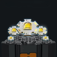 Headlamp - Rechargeable 5 LED Head Light - Adjustable Elastic Strap
