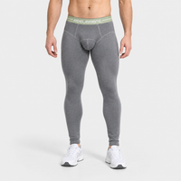 Men's Thermal Long Johns - Base Layer Leggings - Wide Elastic Waist
