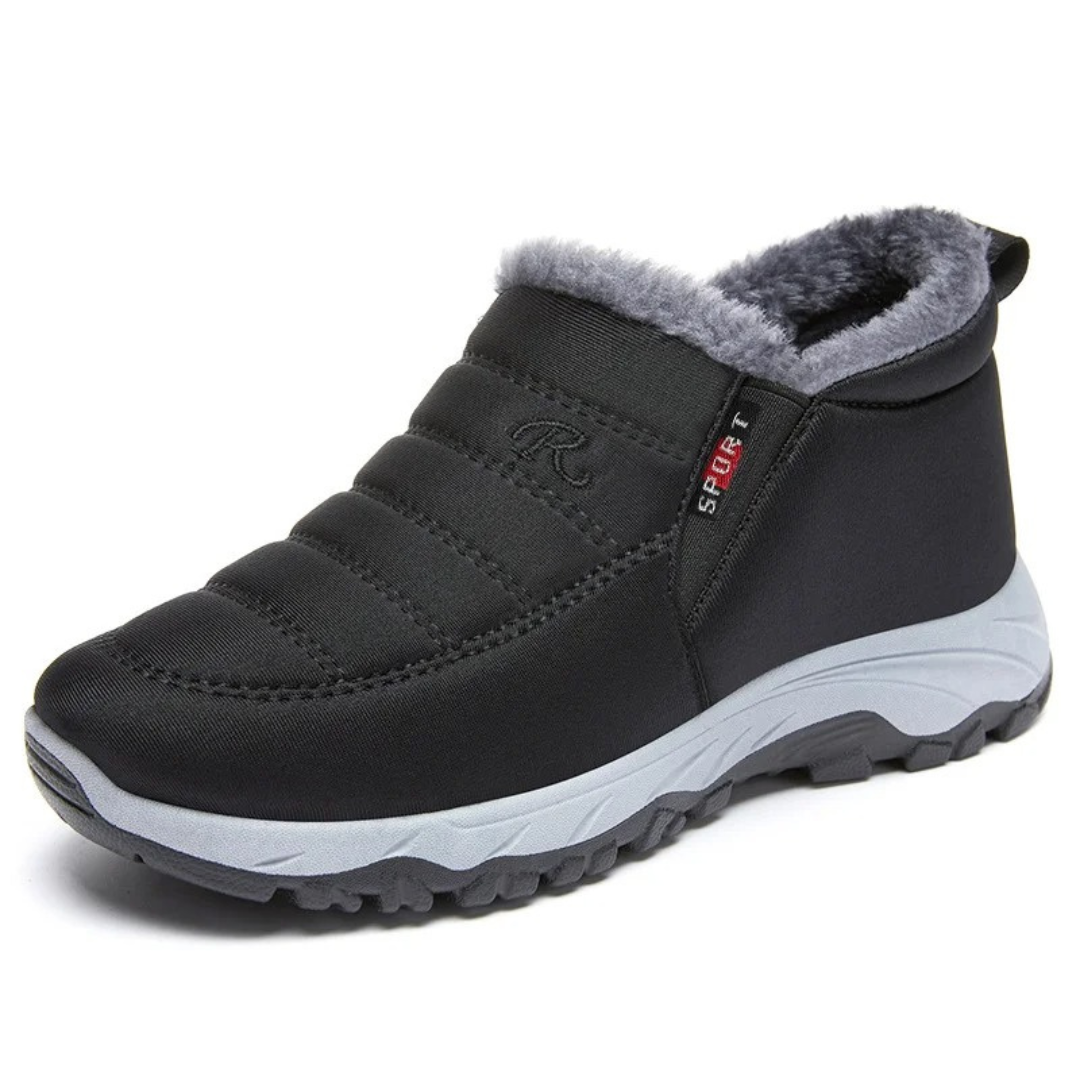Women's Winter Boots - Waterproof & Slip-On - Warm Fur Lined