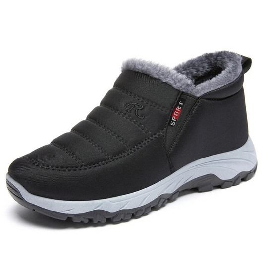 Winterstiefel Damen Wasserdicht zum Hineinschlüpfen Knöchelhoch