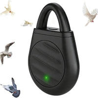 Ultrasonic Bird Deterrent - Clip-On, USB-C Rechargeable - Chemical-Free