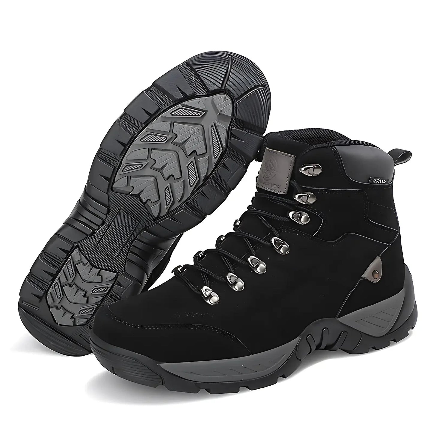 Men's Hiking Boots - Water-Resistant & Ankle Support - Non-Slip Tread