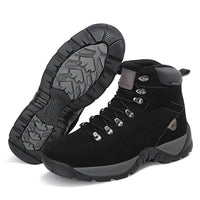 Men's Hiking Boots - Water-Resistant & Ankle Support - Non-Slip Tread