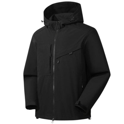 Men's Rain Jacket - 8,000mm Waterproof & Packable - Adjustable Hood
