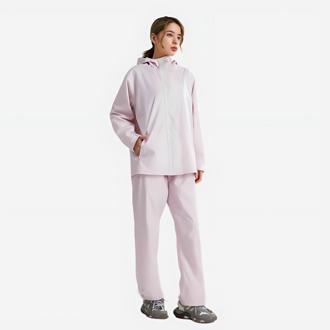 Women's Rain Suit - Jacket & Pants Set - Water-Repellent