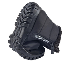 Men's Winter Boots - Waterproof & Side-Zip - Non-Slip Sole
