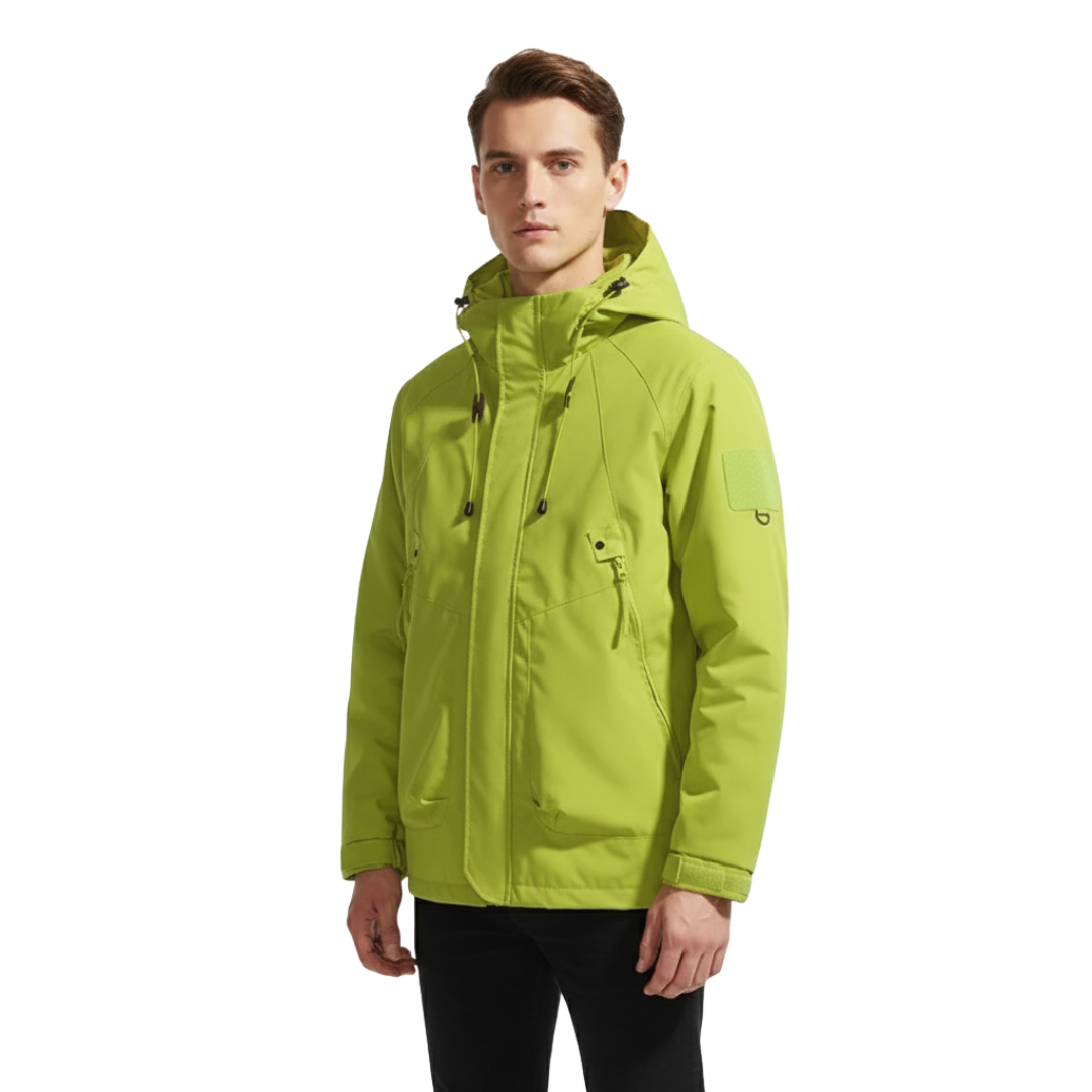 Waterproof Rain Jacket - Unisex Windbreaker with Hood