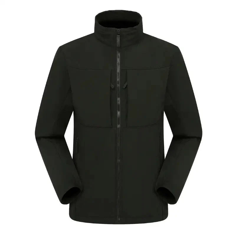 Softshelljacke Herren mit Fleecefutter wasserabweisend