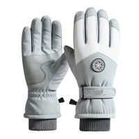 Waterproof Ski Gloves - Touchscreen & Fleece Lined - Non-Slip Grip