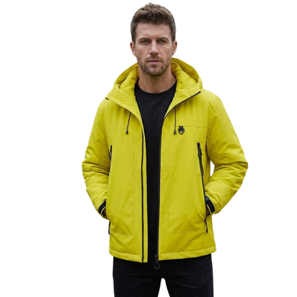 Men's Rain Jacket - Waterproof 5,000mm, Windproof Hood