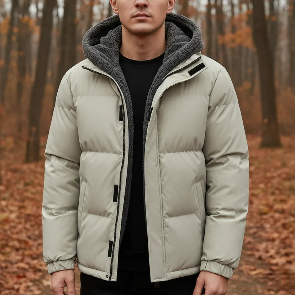 Men's Winter Jacket - Waterproof & Windproof - Fleece-Lined