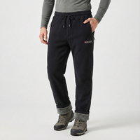 Fleece Lined Pants - Plush Sherpa-Lined Winter Joggers - Zip Pockets