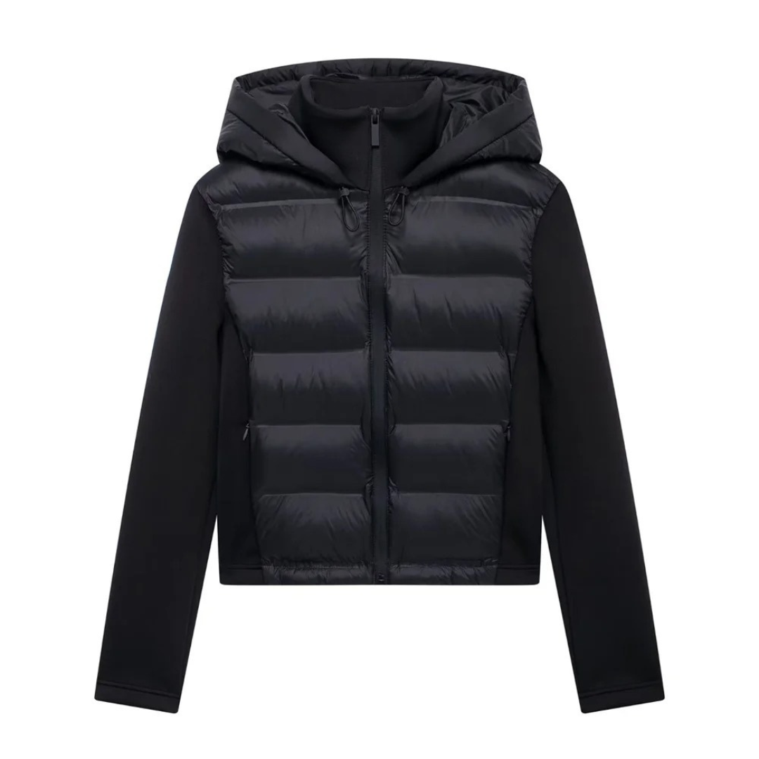 Women's Puffer Jacket - Waterproof & Windproof - Slim Fit with Hood