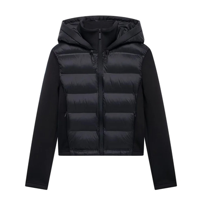 Women's Puffer Jacket - Waterproof & Windproof - Slim Fit with Hood