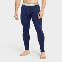 Men's Thermal Long Johns - Base Layer Leggings - Wide Elastic Waist