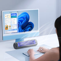 Portable Air Cooler - 3-in-1 Cordless Fan - Rechargeable, Wall-Mountable