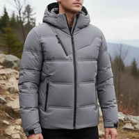 Men's Winter Jacket - Waterproof & Windproof - Insulated Hood