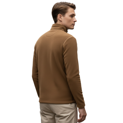 half zip fleece pullover men